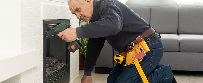New Indoor Fireplace Installation in Kentwood, Michigan