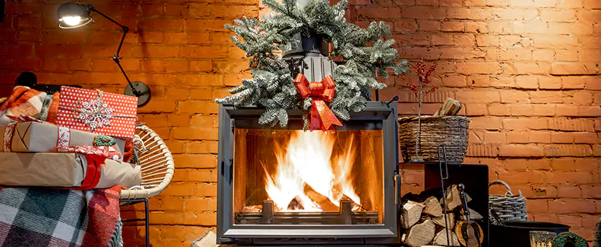 Travis Industries Linear Gas Fireplace Installation in Kentwood, Michigan