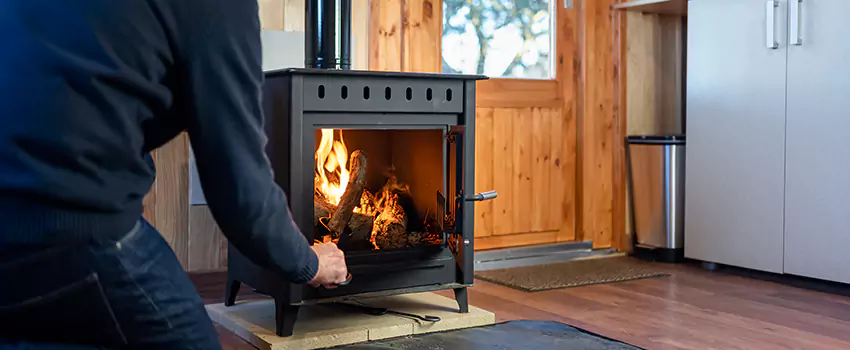 Open Hearth Wood Fireplace Installation in Kentwood, MI