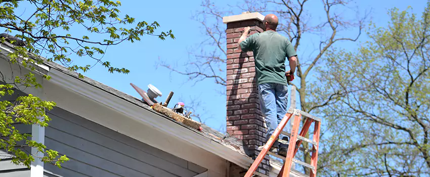 Vinyl and PVC Chimney Flashing Installation in Kentwood, MI