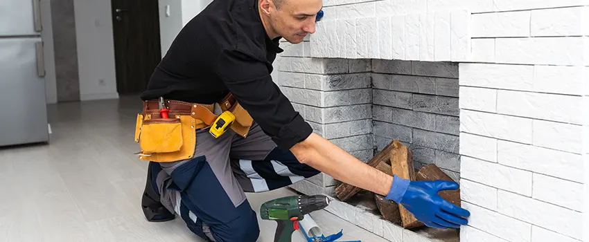 Fireplace Damaged Damper Frame Repair Services in Kentwood, Michigan