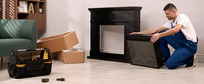 Old Rusted Metal Fireplace Repair And Replacement in Kentwood, MI